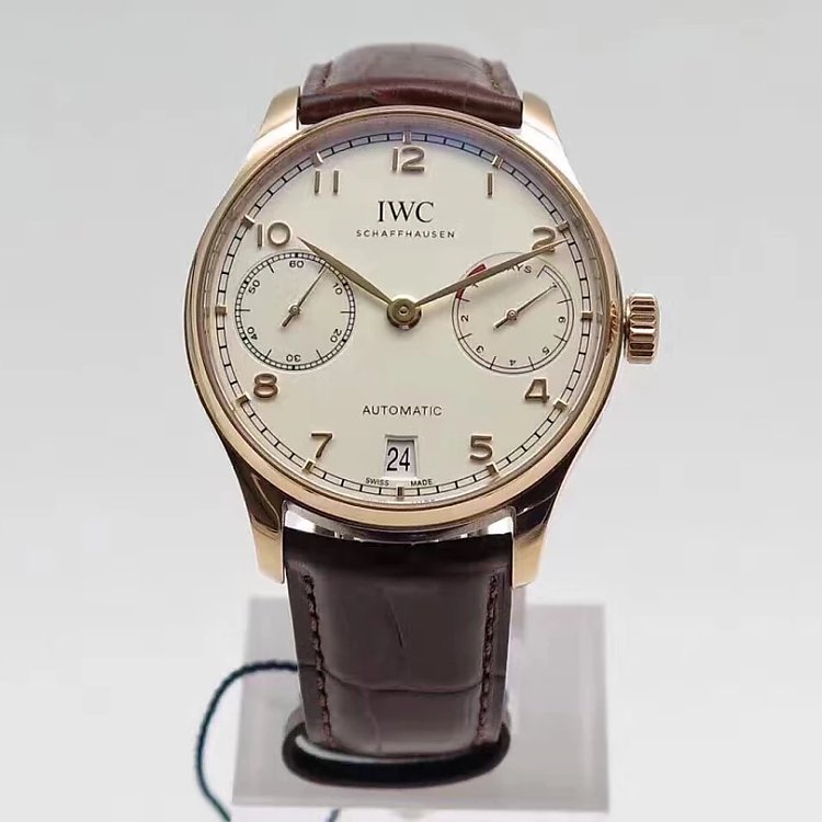 zf fabrik v4 edition iw500704 rose gold herrenmechanische Uhr - zum Schließen ins Bild klicken