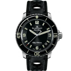 ZF Blancpain Cincuenta Búsquedas Colección Boutique 5015C-1130-52B Super Luminoso Hombres Mecánico Reloj de Buceo