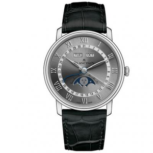 OM Blancpain 6654-1113-55B serie de pantalla de fase lunar 6654 versión de actualización V2 más fuerte Blancpain villeret clásico