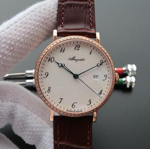 FK Breguet Classic Series 5177BA/29/9v6 Reloj mecánico para hombre diamante de oro rosa