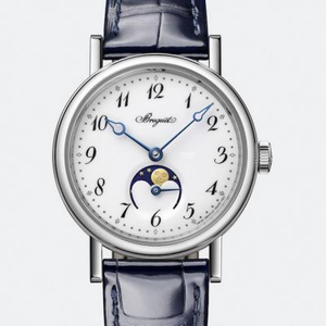 Reloj automático para hombre con maquinaria automática TW factory Breguet Moon Phase Classic Series 9087BB / 29/964.