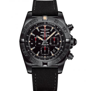 GF Breitling Mechanical Chronograph 44mm Black Steel Watch Top Replica Reloj