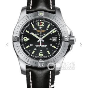 GF Factory Breitling Challenger Colt Reloj mecánico automático de cara negra para hombre