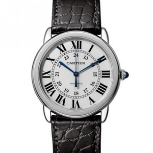 Reloj masculino mecánico Cartier London Series WSRN0013 re-grabado