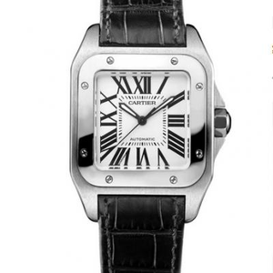 Fábrica V6 Cartier Santos (Santos) W20106X8 cuadrado mecánico hombre reloj top imitación