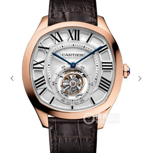 Cartier globo azul plume real tourbillon serie hombres superior real volante maquinaria