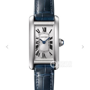 GS Cartier American Tank WSTA0016 reloj elegantemente debut, aspecto delgado y colorido, reloj de señora