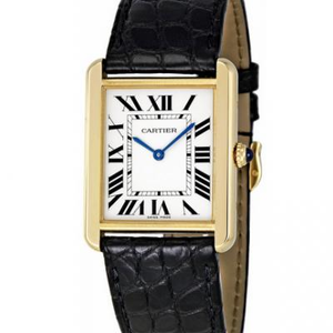 K11 factory Cartier TANK tank series W5200002 reloj de cuarzo para mujer réplica uno a uno superior