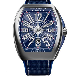 Franck Muller FM Vanguard Yachting V45? Barco serie 44x54 mm1., Correa de piel,.