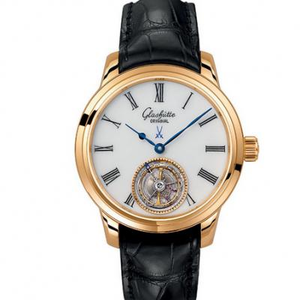 Glash-tte Original Senator Series 94-11-01-01-04 Reloj de Tourbillon Verdadero Oro Rosa.