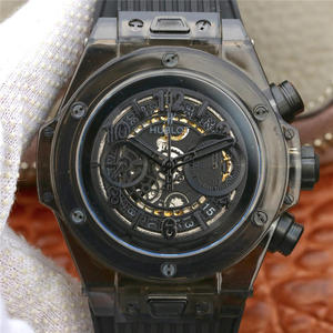 HB Hublot BIG BANG serie 411.JX.4802.RT correa de goma reloj mecánico automático para hombre