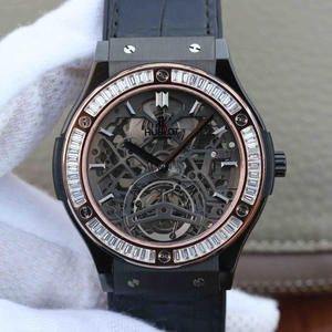 TF Hublot (Hengbao) SERIE HUBLOT moderno reloj mecánico de diamante T brillante para hombre