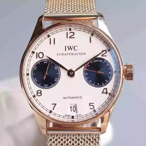 IWC Portugués 7a Edición Limitada Portugués 7a Cadena V4 Edición Mechanical Reloj de hombre