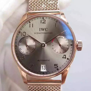 IWC Portugués 7a Edición Limitada Portugués 7a Cadena V4 Edición Mechanical Reloj de hombre