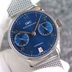 IWC Portugués Seven Edición Limitada Portugués 7a Cadena V4 Edición Mecánico Reloj de hombre