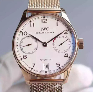 IWC Portugués Seven Edición Limitada Portugués 7a Cadena V4 Edición Mecánico Reloj de hombre