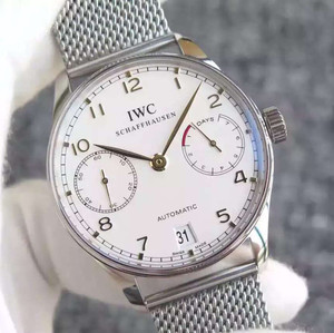 IWC Portugués Seven Edición Limitada Portugués 7a Cadena V4 Edición Mecánico Reloj de hombre