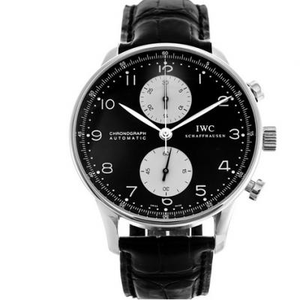 IWC V7 versión portugués super ultra-delgado portugués metro IW371404 hombre reloj mecánico original auténtico molde abierto