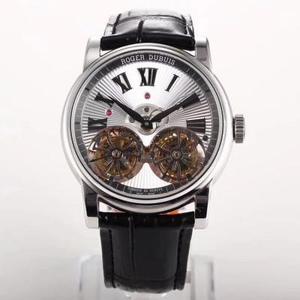 [JB fábrica verdadera tourbillon doble] Roger Dubuis HOMMAGE (serie tributo) RDDBHO0562 doble tourbillon top reloj nació