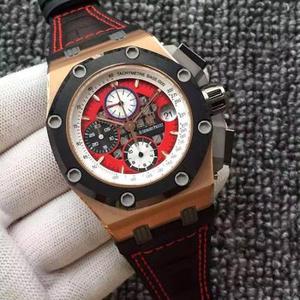 La serie JF boutique AP Audemars Piguet RB2, equipada con una réplica del movimiento de cronógrafo automático original Audemars Piguet Cal.3126, anillo cerámico de acero