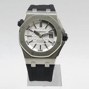 [Fábrica JF] AP Royal Oak AP15710 clásico Hecho por Dios con caja de acero inoxidable, cristal de zafiro.