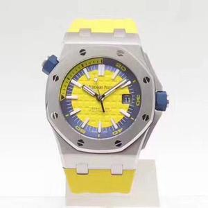 JF producido AP Aibi 15710 Color Series Royal Oak Offshore Series Mechanical Men's Watch V8 Versión