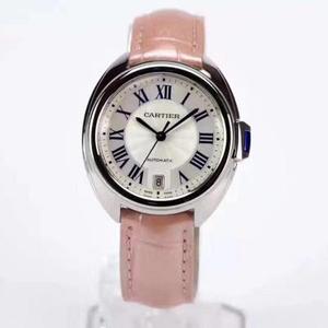 Fábrica de KW de las mujeres genuino molde abierto Cartier llave ropa de mujer 35mm, que es el nuevo globo azul, con el movimiento japonés 9015OM Seahorse 300m 42mm 210.30.42.20.01.001 om compró el modelo original 1-1 para crear un reloj para hombre