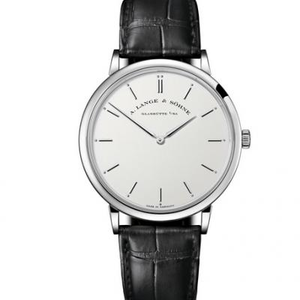 MKS Langsachsen ultrafino serie 211.026 hombres reloj mecánico automático blanco cáscara blanca cara