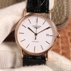 KY Longines magnífica serie Cal.L619 automático ultrafino movimiento rosa oro rosa reloj mecánico para hombre