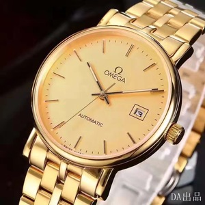 Fábrica DA Omega Diefei simple oro 18K equipado con reloj macho mecánico de movimiento 9015 importado