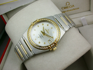 Relojes suizos Omega OMEGA Butterfly Series reloj de hombre 18K oro rosa completo reloj mecánico a través de la parte inferior