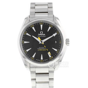 TZ Omega Seamaster Serie 150M Rueda de equilibrio antimagnética negra Movimiento 8500 Réplica superior uno a uno.