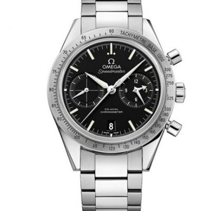 Réplica de fábrica OM serie Omega Speedmaster 331.10.42.51.01.001 (cronógrafo coaxial 57) versión más alta.