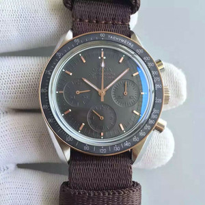 Omega Speedmaster Serie Moon Cara Oscura Cara Blanca Reloj Mecánico para Hombres