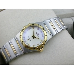 Omega OMEGA Constellation Series Swiss Original Quartz Movement Dos Manos Reloj de Mujer