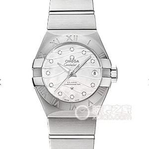 Réplica de fábrica V6 Omega Constellation 123.10.27.20.55.002 reloj mecánico para damas