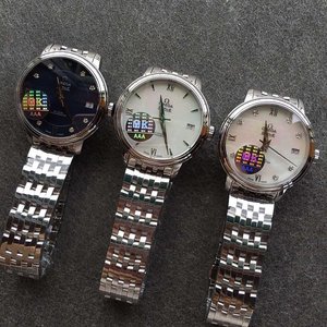 Imitación de precisión superior Omega Diefei series señoras relojes mecánicos uno a uno réplica de la versión más alta