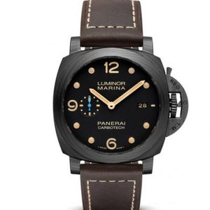 ZF Panerai PAM661 Caja de fibra de carbono P9010 Movimiento Mecánico Automático 44mm Diámetro, Reloj de hombre