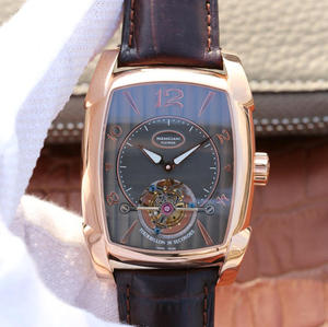 LH Parmigiani Fleurier KALPA serie volante real, reloj de cinturón, movimiento de volante real superior manual, reloj de los hombres