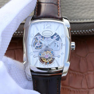 LH Parmigiani Fleurier KALPA serie volante real, reloj de cinturón, movimiento de volante real superior manual, reloj de los hombres