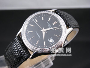 Patek Philippe reloj mecánico automático negro cinturón a través del reloj de los hombres anillo de reloj diamante bisel blanco borde negro superficie Li PATEK PHILIPPE