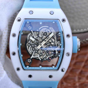 RM factory Richard Mille RM055 reloj mecánico automático de cerámica con cinta para hombre.