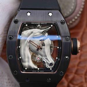 Richard Mille tuvo éxito en el reloj mecánico automático para hombre de cerámica RM52-02