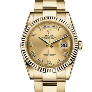 Modelo Rolex: reloj mecánico para hombre de tipo calendario semanal de la serie 118238.