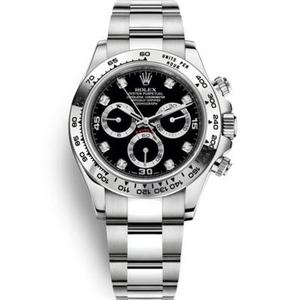 JH Rolex Daytona nueva versión mejorada m116509-0055 correa de acero inoxidable reloj de movimiento mecánico automático para hombre