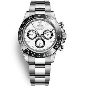 Rolex 116500LN-78590 Daytona 904 versión personalizada de acero 1:1 respetar el diseño original mecánico réplica reloj N fábrica v8