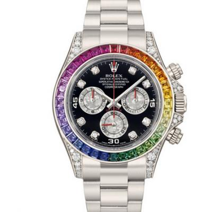 Rolex 116599RBow Nuevo Rainbow Circle Daytona Daytona Reloj Masculino Mejorado de 40mm