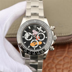 Rolex Daytona-116598RBOW serie cronógrafo universo función reloj mecánico para hombre Mickey Mouse