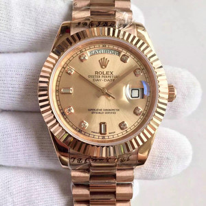 Rolex (Rolex) Day-Date nuevo reloj mecánico para hombre de oro rosa