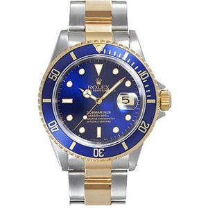 Rolex 116613LB-97203 oro azul agua fantasma v7 versión de diamante